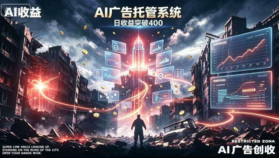 AI智能广告,全自动化运行,单日可达400+,小白新手0基础上手【揭秘】采购|汽车产业|汽车配件|机加工企业家交流社群中心