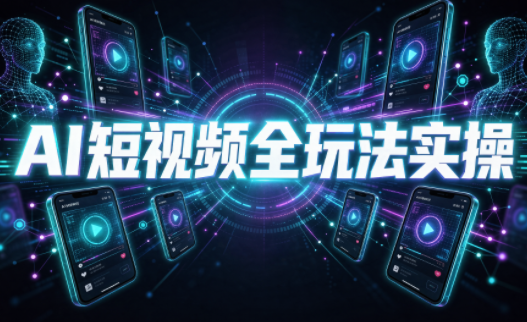 AI短视频全玩法实操(剪辑+带货+数字人+漫剧+短剧)采购|汽车产业|汽车配件|机加工企业家交流社群中心