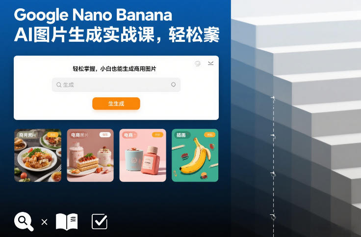 Google Nano Banana AI图片生成实战课，轻松掌握，小白也能生成商用图片采购|汽车产业|汽车配件|机加工蚂蚁智酷企业交流社群中心