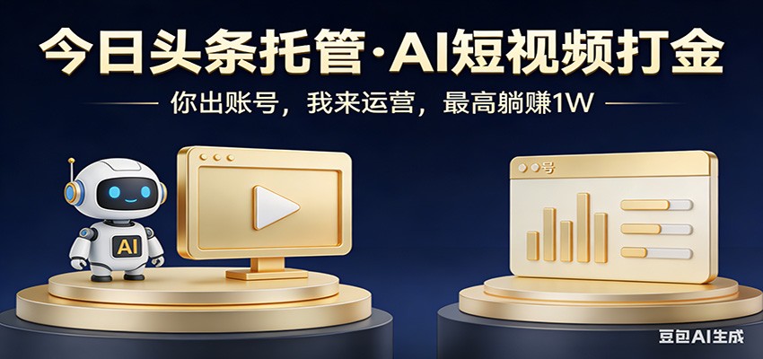 头条号AI托管,我提供作品,你提供账号,每天5分钟发布,小白躺赚3000+采购|汽车产业|汽车配件|机加工企业家交流社群中心