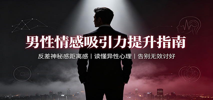 男性情感吸引力提升指南:反差神秘感距离感,读懂异性心理,告别无效讨好采购|汽车产业|汽车配件|机加工企业家交流社群中心