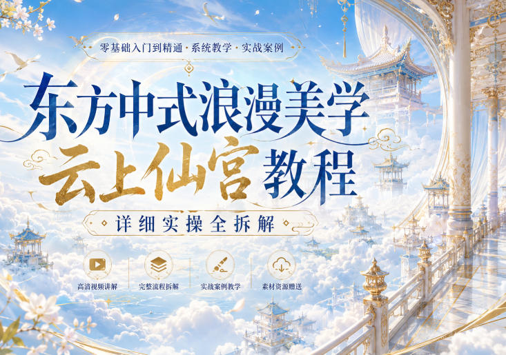 东方中式浪漫美学云上仙宫教程,详细实操全拆解采购|汽车产业|汽车配件|机加工企业家交流社群中心