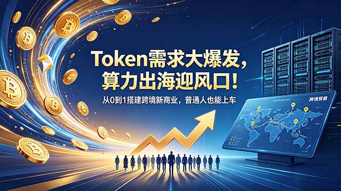 Token需求大爆发，算力出海迎风口！从0到1搭建跨境新商业，普通人也能上车采购|汽车产业|汽车配件|机加工企业家交流社群中心