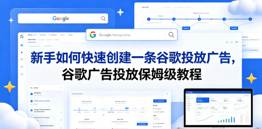 新手如何快速创建一条谷歌投放广告，谷歌广告投放保姆级教程采购|汽车产业|汽车配件|机加工企业家交流社群中心