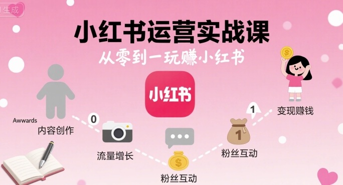 小红书运营实战课,从零到一玩賺小红书采购|汽车产业|汽车配件|机加工蚂蚁智酷企业交流社群中心