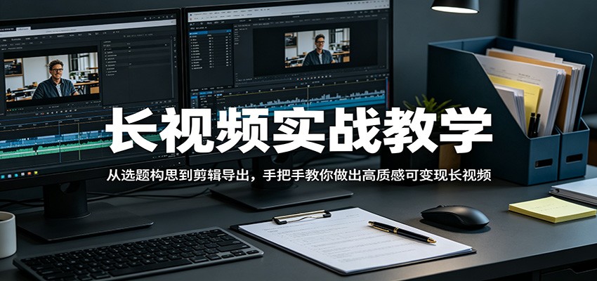 长视频实战教学，从选题构思到剪辑导出，手把手教你做出高质感可变现长视频采购|汽车产业|汽车配件|机加工企业家交流社群中心