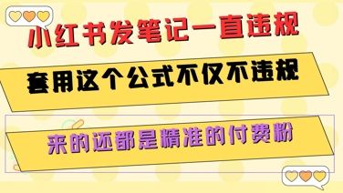 小红书发笔记一直违规,套用这个公式不仅不违规,来的还都是精准的付费粉采购|汽车产业|汽车配件|机加工蚂蚁智酷企业交流社群中心