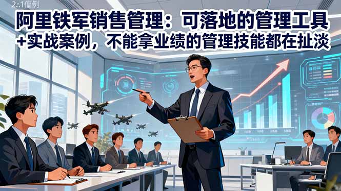 阿里铁军销售管理:可落地的管理工具+实战案例,不能拿业绩的管理都在扯淡采购|汽车产业|汽车配件|机加工蚂蚁智酷企业交流社群中心