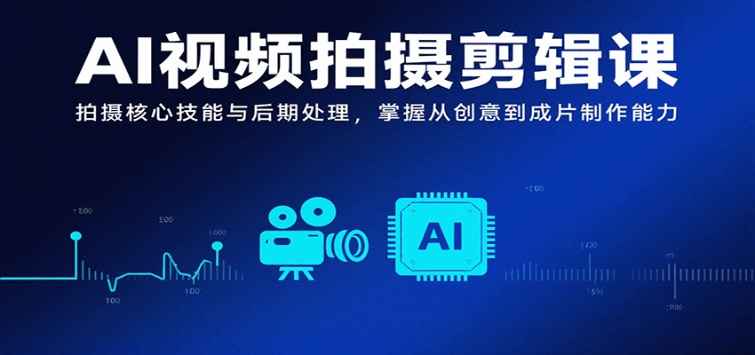 AI视频拍摄剪辑课，拍摄核心技能与后期处理，掌握从创意到成片制作能力采购|汽车产业|汽车配件|机加工蚂蚁智酷企业交流社群中心