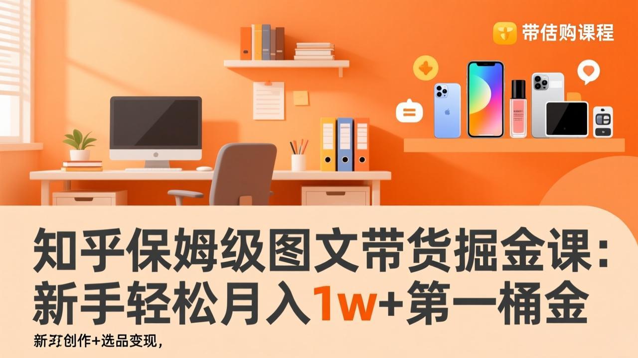 知乎保姆级图文带货掘金课：账号打造+爆文创作+选品变现，新手轻松月入1w+第一桶金采购|汽车产业|汽车配件|机加工蚂蚁智酷企业交流社群中心