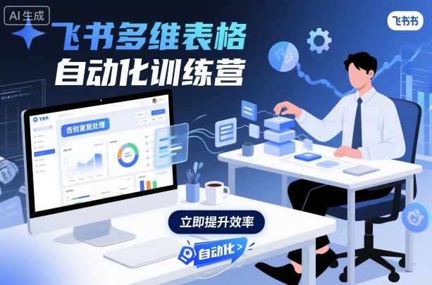 飞书多维表格自动化训练营,手把手教你告别重复处理,用多维表格开启高效办公新模式采购|汽车产业|汽车配件|机加工蚂蚁智酷企业交流社群中心