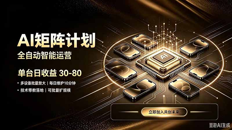 AI智能对话，矩阵规模化创业，全程技术扶持，长久稳定，日入800+采购|汽车产业|汽车配件|机加工企业家交流社群中心