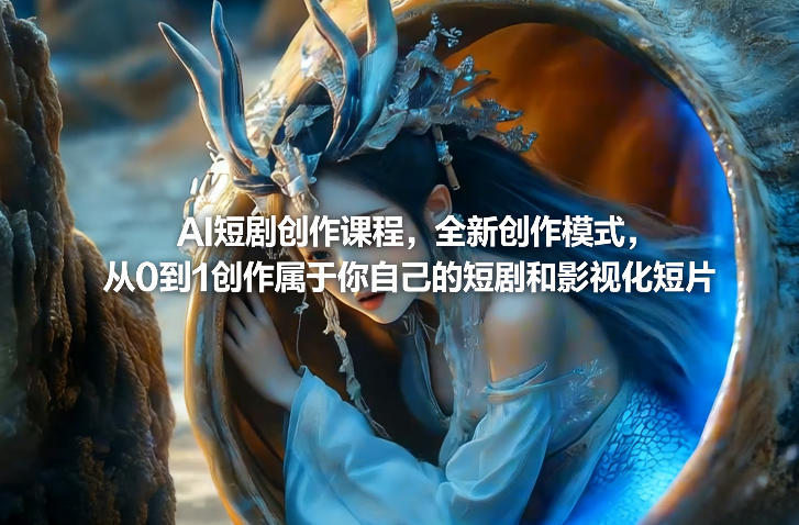 AI短剧创作课程，全新创作模式，从0到1创作属于你自己的短剧和影视化短片采购|汽车产业|汽车配件|机加工蚂蚁智酷企业交流社群中心