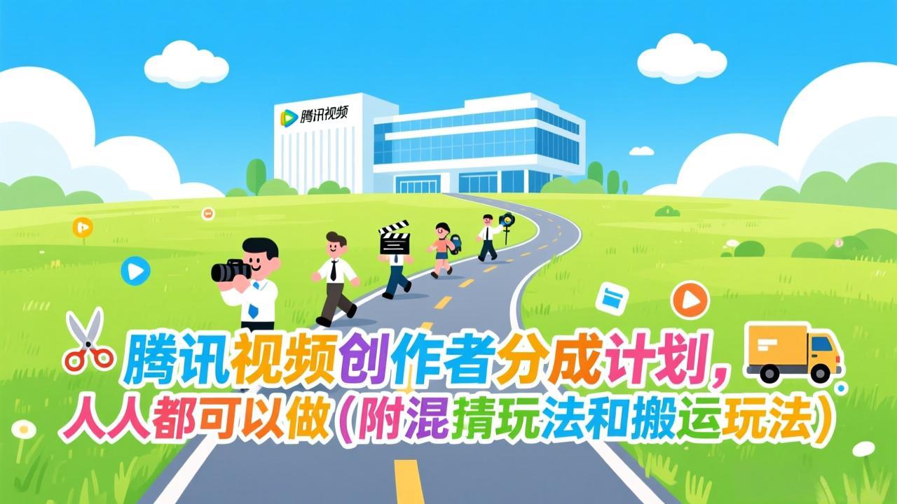 腾讯视频创作者分成计划，人人都可以做(附混剪玩法和搬运玩法采购|汽车产业|汽车配件|机加工蚂蚁智酷企业交流社群中心