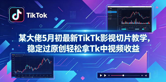 某大佬5月初最新TikTk影视切片教学,稳定过原创轻松拿Tk中视频收益采购|汽车产业|汽车配件|机加工企业家交流社群中心