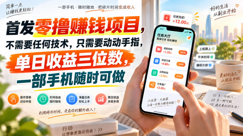 首发零撸賺钱项目,不需要任何技术,只需要动动手指,单日收益三位数,一部手机随时可做【揭秘】采购|汽车产业|汽车配件|机加工企业家交流社群中心