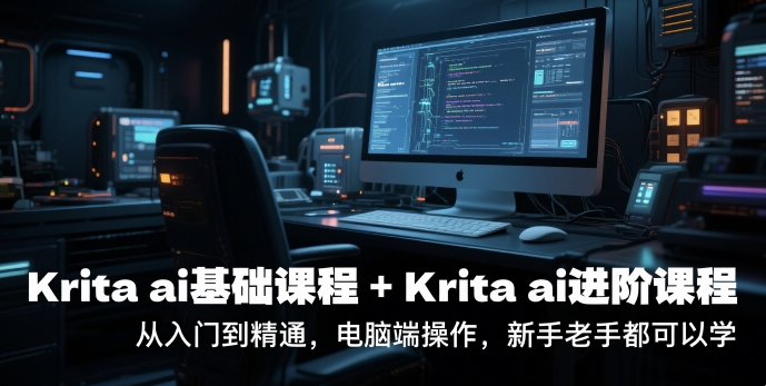 krita ai基础课程+Krita ai进阶课程,从入门到精通,电脑端操作,新手老手都可以学采购|汽车产业|汽车配件|机加工蚂蚁智酷企业交流社群中心