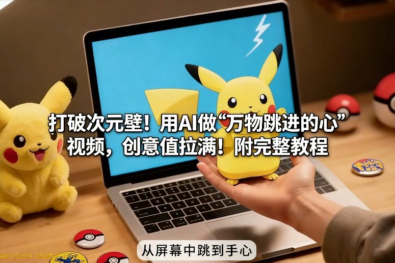 打破次元壁！用AI做【万物跳进手心】视频，创意值拉满！附完整教程采购|汽车产业|汽车配件|机加工蚂蚁智酷企业交流社群中心