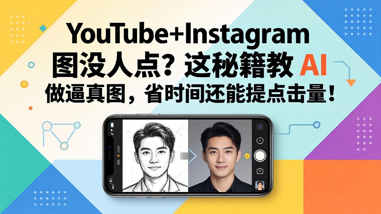 YouTube+Instagram图没人点？这秘籍教 AI 做逼真图，省时间还能提点击量采购|汽车产业|汽车配件|机加工企业家交流社群中心