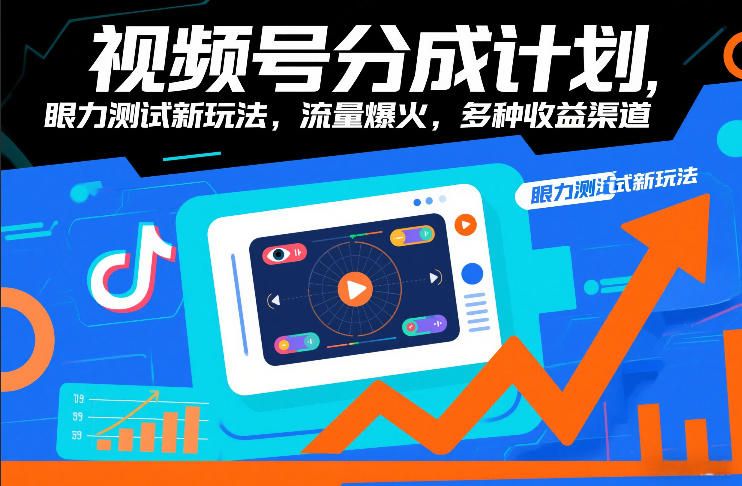 视频号分成计划，眼力测试新玩法，流量爆火，多种收益渠道采购|汽车产业|汽车配件|机加工蚂蚁智酷企业交流社群中心