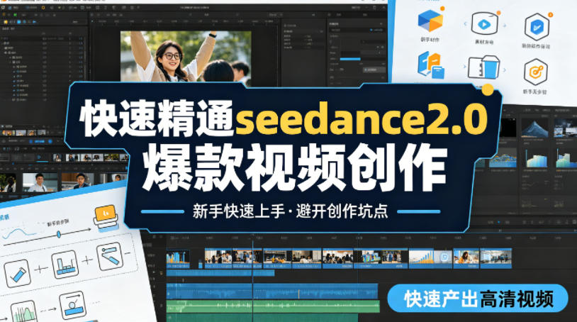 快速精通seedance2.0爆款视频创作,快速产出高清视频,避开大量创作坑点,新手也能快速上手采购|汽车产业|汽车配件|机加工企业家交流社群中心