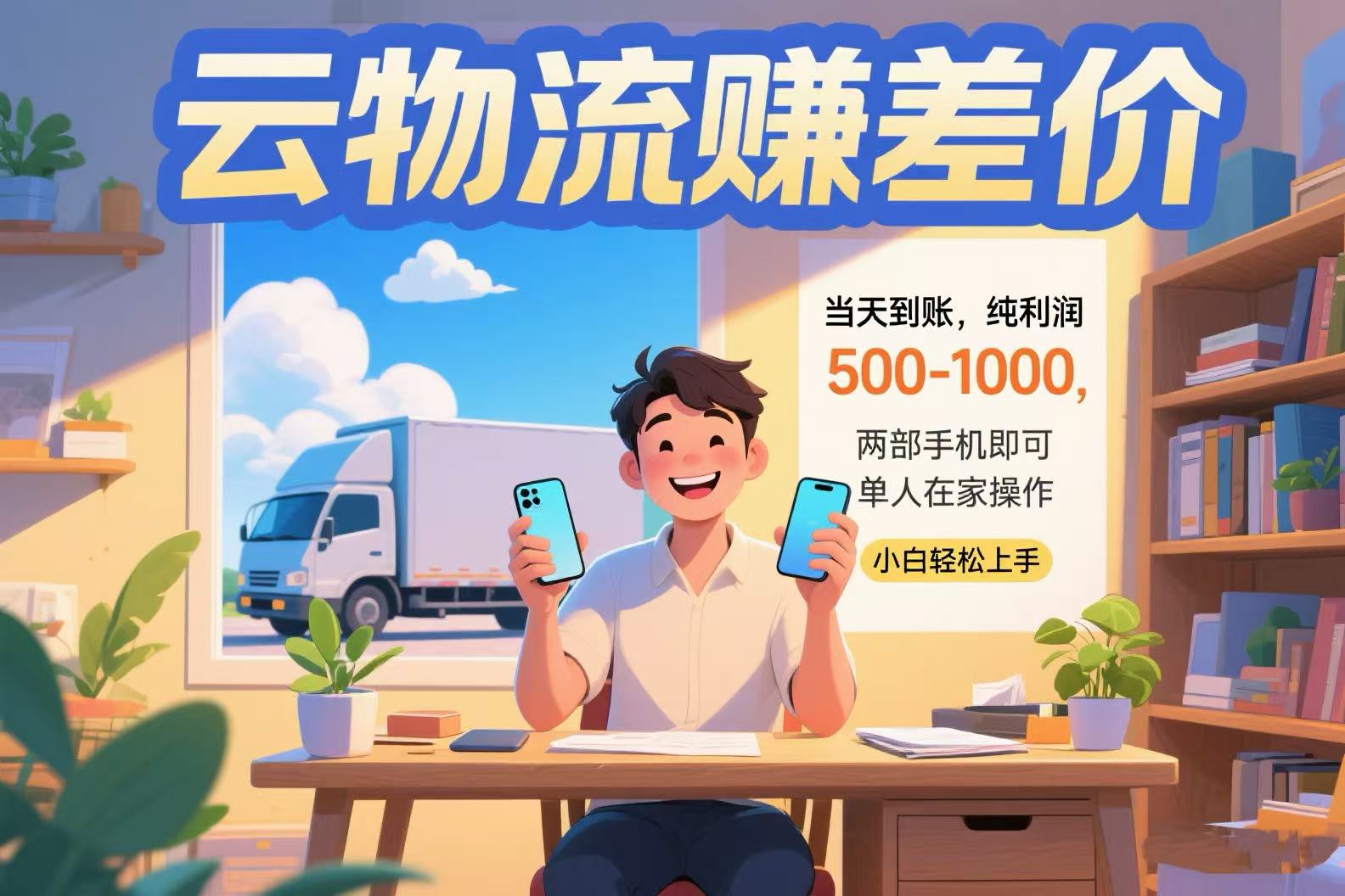 云物流赚差价 当天到账纯利润500-1000 两部手机即可 可单人在家操作 小...采购|汽车产业|汽车配件|机加工蚂蚁智酷企业交流社群中心