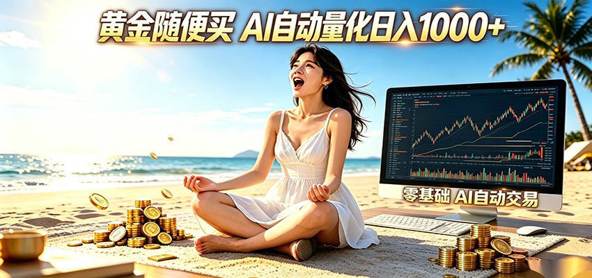 黄金随便买?AI自动外汇量化交易 在家当皇帝 日入1000+采购|汽车产业|汽车配件|机加工企业家交流社群中心