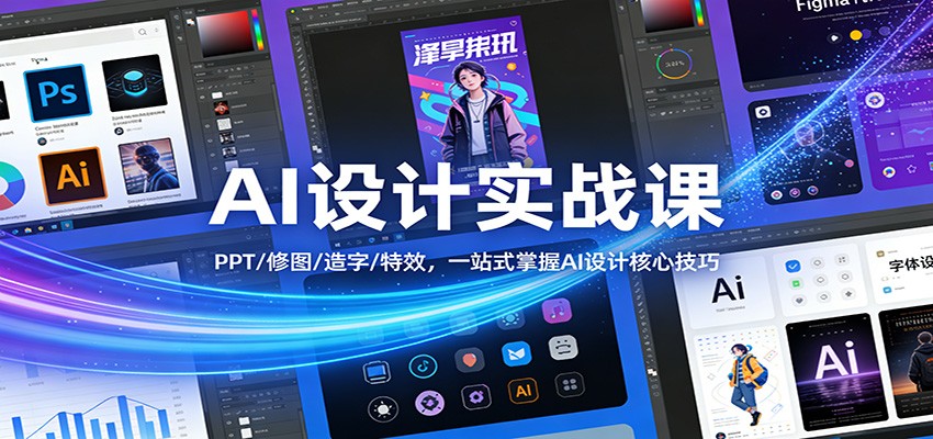 AI设计实战课：PPT/修图/造字/特效，一站式掌握AI设计核心技巧采购|汽车产业|汽车配件|机加工蚂蚁智酷企业交流社群中心