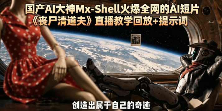 国产AI大神Mx-Shell火爆全网的AI短片《丧尸清道夫》直播教学回放+提示词采购|汽车产业|汽车配件|机加工企业家交流社群中心