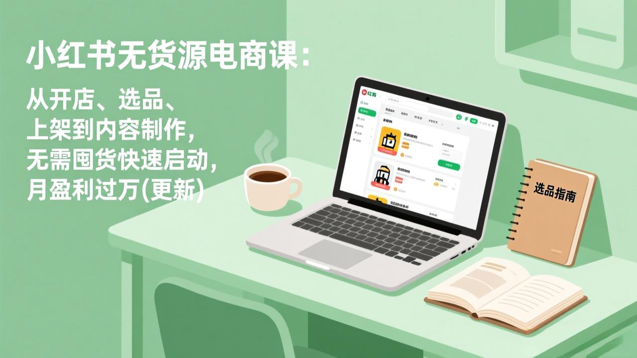 小红书无货源电商课(7月更新采购|汽车产业|汽车配件|机加工企业家交流社群中心