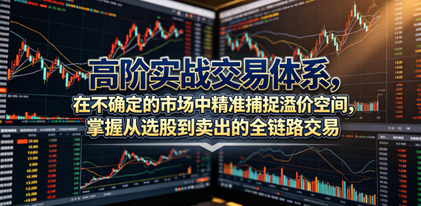 高阶实战交易体系，在不确定的市场中精准捕捉溢价空间，掌握从选股到卖出的全链路交易心法(更新6月)采购|汽车产业|汽车配件|机加工企业家交流社群中心