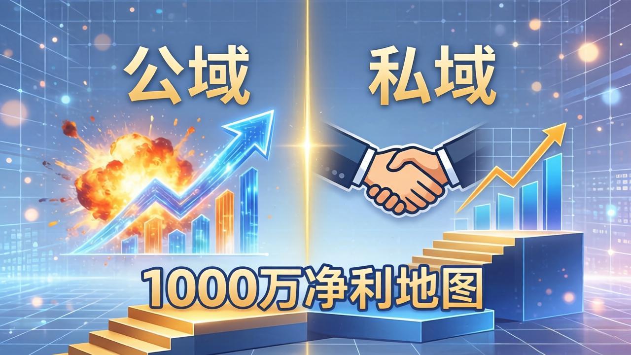 公域玩命出爆款，私域悄悄做成交：这套AI内训课，2026给你打通1000万净利的地图采购|汽车产业|汽车配件|机加工企业家交流社群中心