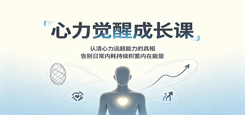 心力觉醒成长课：认清心力远超能力的真相，告别日常内耗持续积蓄内在能量采购|汽车产业|汽车配件|机加工企业家交流社群中心