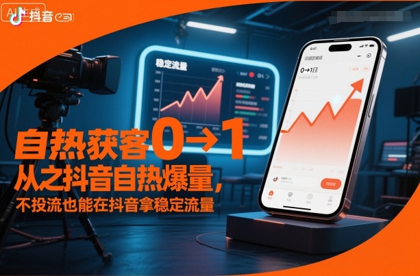 自热获客从0到1之抖音自热爆量，不投流也能在抖音拿稳定流量采购|汽车产业|汽车配件|机加工蚂蚁智酷企业交流社群中心