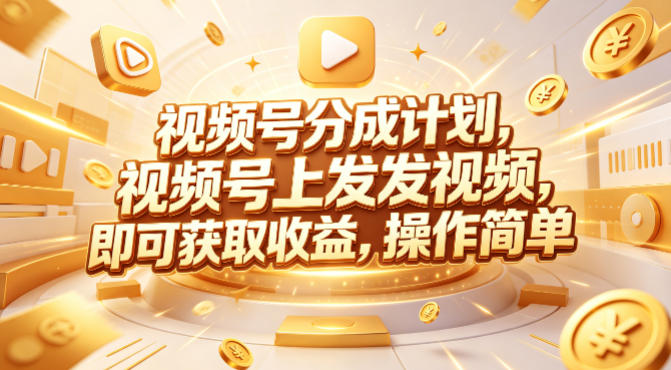 视频号分成计划，599元众筹的Red团队课程，视频号上发发视频，即可获取收益，操作简单采购|汽车产业|汽车配件|机加工企业家交流社群中心