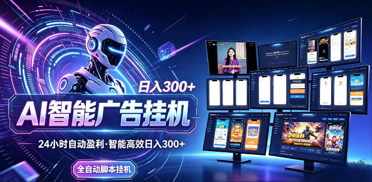 AI智能广告挂G项目,无需人工,单机稳定日入200+,可矩阵放大,24小时不间断刷广告賺收益【揭秘】采购|汽车产业|汽车配件|机加工企业家交流社群中心