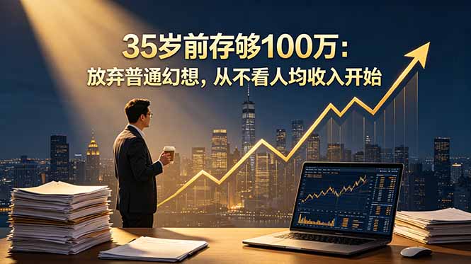 35岁前存够100万：放弃普通幻想，从不看人均收入开始采购|汽车产业|汽车配件|机加工企业家交流社群中心