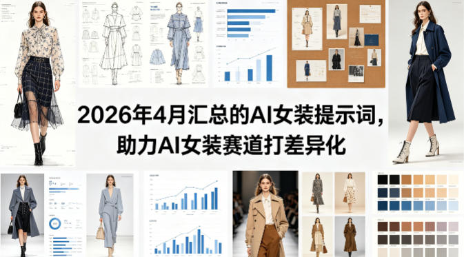 2026年4月汇总的AI女装提示词，助力AI女装赛道打差异化采购|汽车产业|汽车配件|机加工企业家交流社群中心
