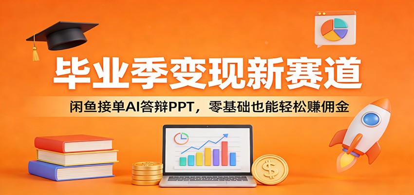 毕业季变现新赛道：闲鱼接单AI答辩PPT，零基础也能轻松赚佣金采购|汽车产业|汽车配件|机加工企业家交流社群中心