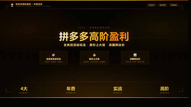 拼多多高阶盈利年费会员(更新3月31采购|汽车产业|汽车配件|机加工企业家交流社群中心