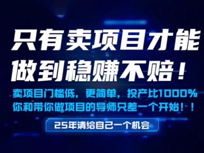 只有卖项目才能做到稳挣不赔，门槛低，更简单，你也可以年入百个W【揭秘】采购|汽车产业|汽车配件|机加工蚂蚁智酷企业交流社群中心