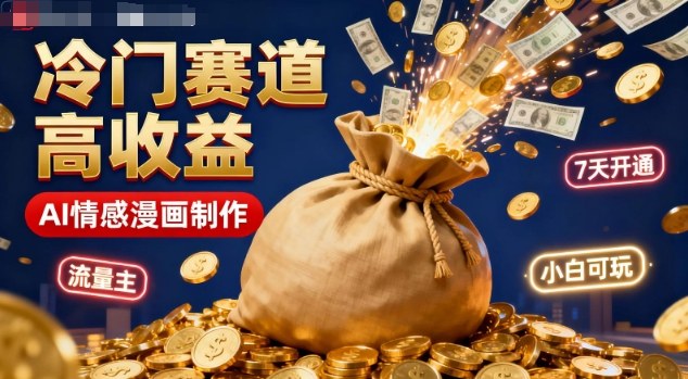 公众号冷门赛道,用AI做情感漫画,7天开通流量主,操作简单,小白可玩采购|汽车产业|汽车配件|机加工蚂蚁智酷企业交流社群中心