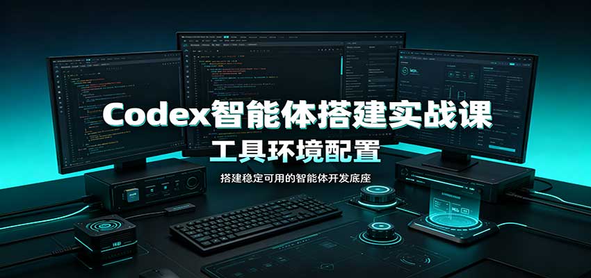 Codex智能体搭建实战课:工具环境配置,自定义技能开发,多业务自动化教学采购|汽车产业|汽车配件|机加工企业家交流社群中心