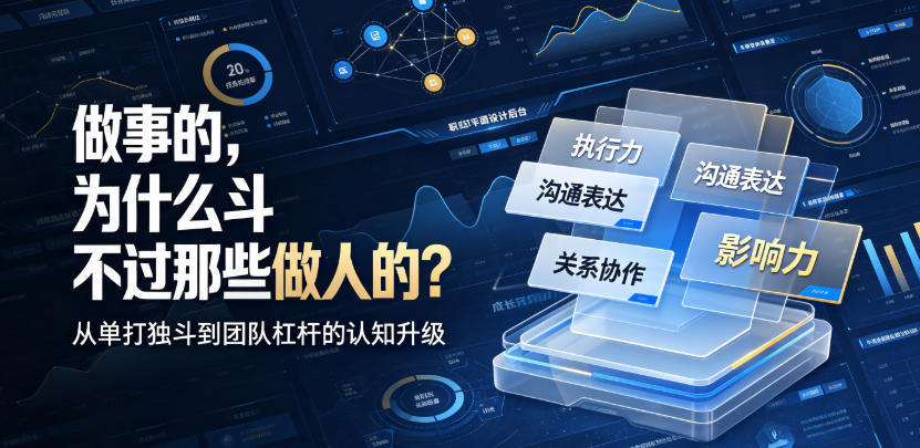 付费文章:做事的,为什么斗不过那些做人的?采购|汽车产业|汽车配件|机加工企业家交流社群中心
