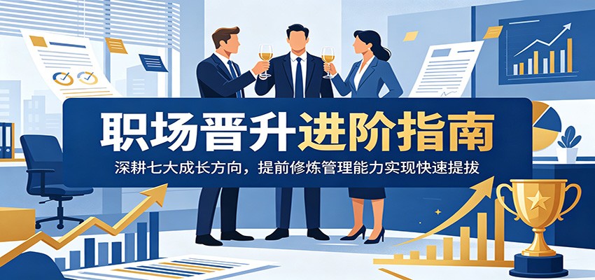职场晋升进阶指南：深耕七大成长方向，提前修炼管理能力实现快速提拔采购|汽车产业|汽车配件|机加工企业家交流社群中心