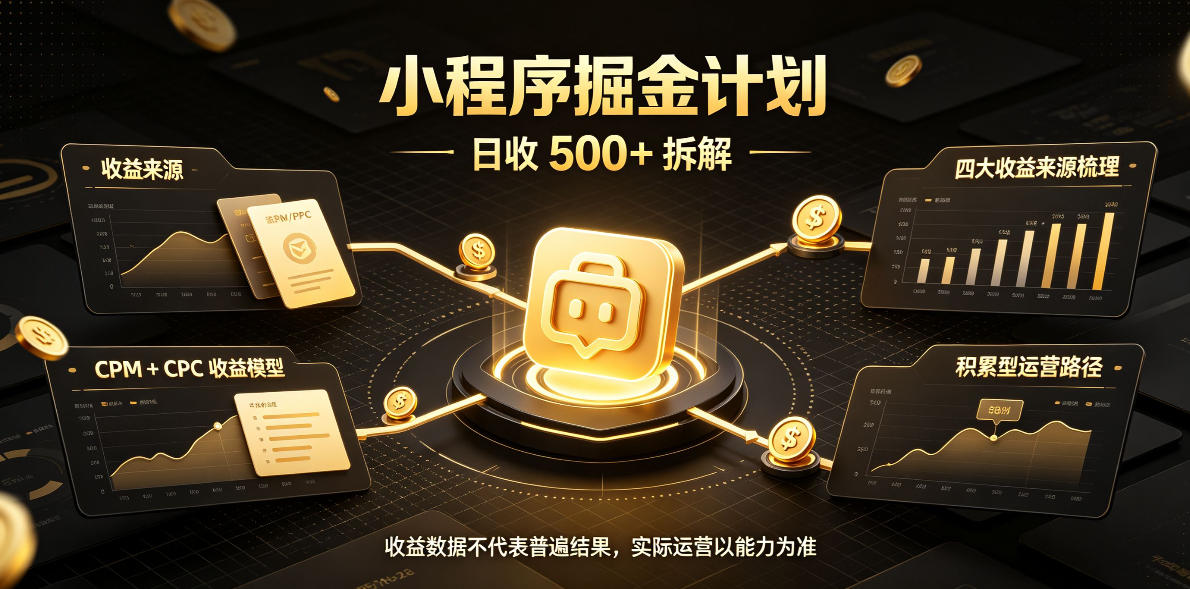 小程序推广计划,日收500+,腾讯官方打款,客户留存率高,收益长期稳定【揭秘】采购|汽车产业|汽车配件|机加工企业家交流社群中心