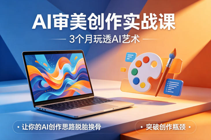 AI审美创作实战课,3个月玩透AI艺术,让你的AI创作思路脱胎换骨,突破创作瓶颈(更新0617)采购|汽车产业|汽车配件|机加工企业家交流社群中心