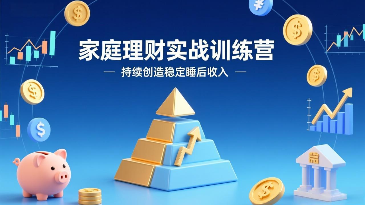 家庭理财实战训练营:从0到1建体系,三阶进阶层层递进,助你持续创造稳定睡后收入采购|汽车产业|汽车配件|机加工蚂蚁智酷企业交流社群中心