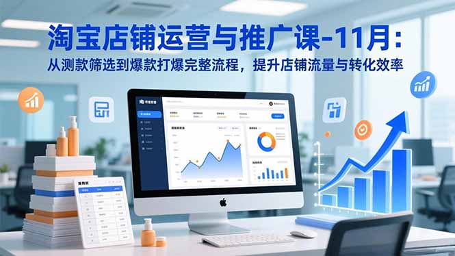 淘宝店铺运营与推广课-11月:从测款筛选到爆款打爆完整流程,提升店铺流量与转化效率采购|汽车产业|汽车配件|机加工蚂蚁智酷企业交流社群中心
