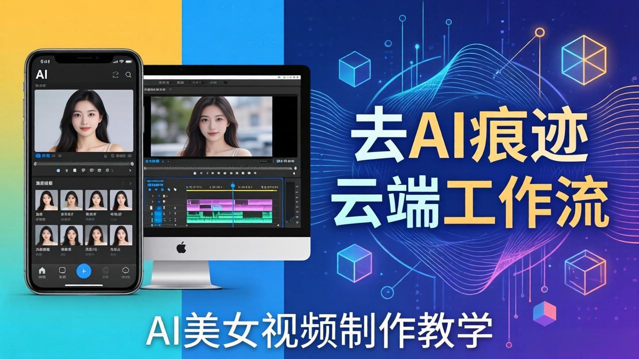 AI美女视频制作教学：去AI痕迹，云端工作流出图，手机电脑均可，不需要配置采购|汽车产业|汽车配件|机加工企业家交流社群中心